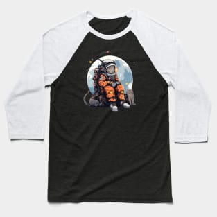 Space cat sitting with cats Baseball T-Shirt